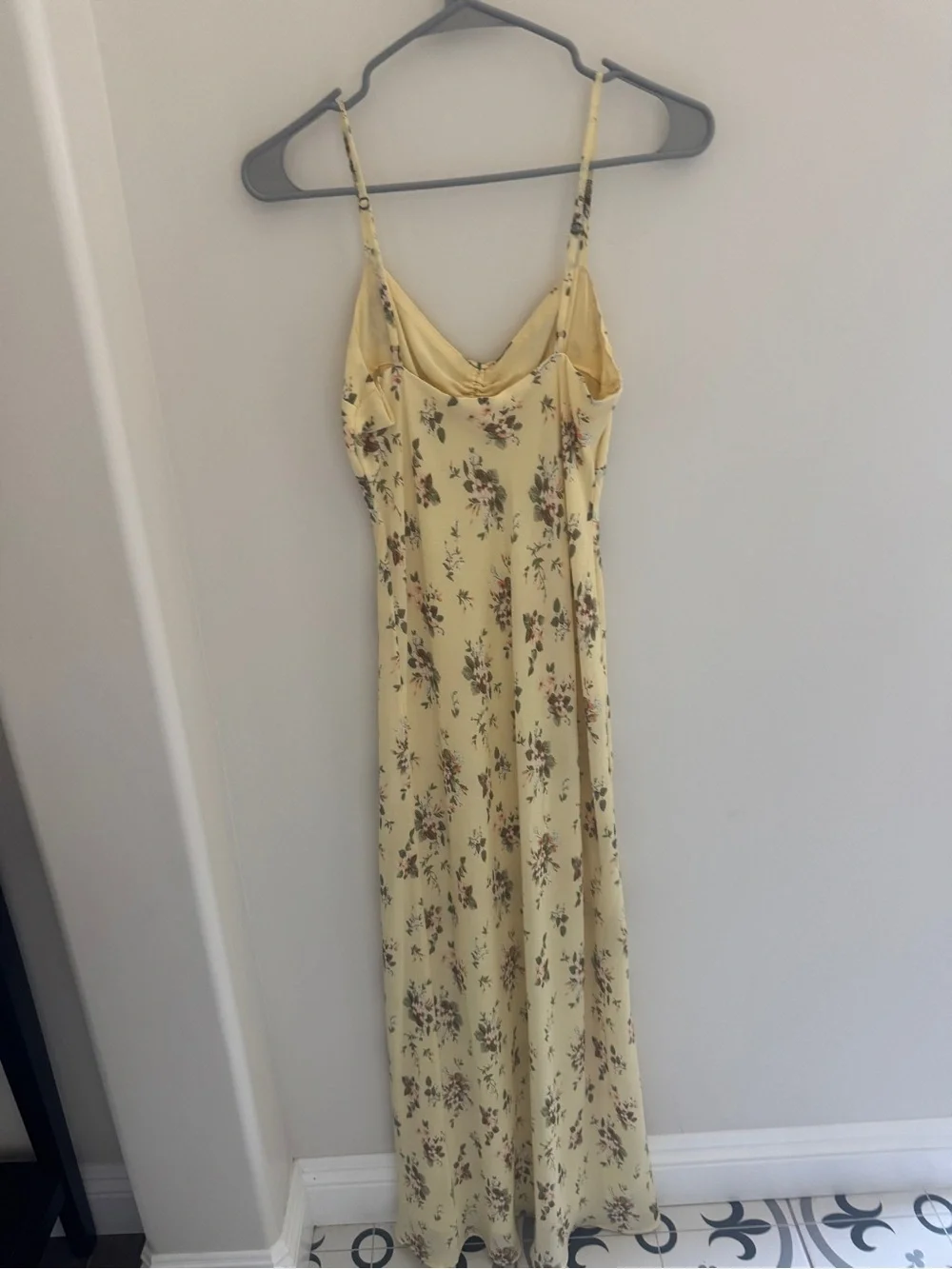 Abercrombie & Fitch Yellow Floral Maxi Dress